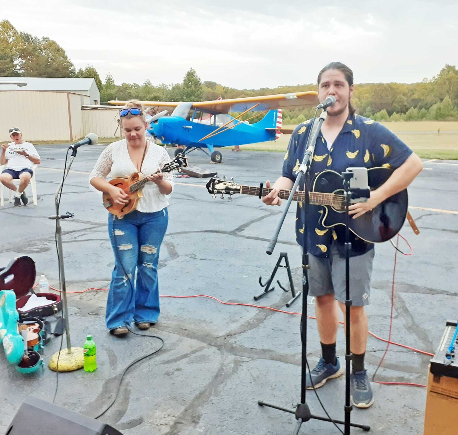 Music at local airport